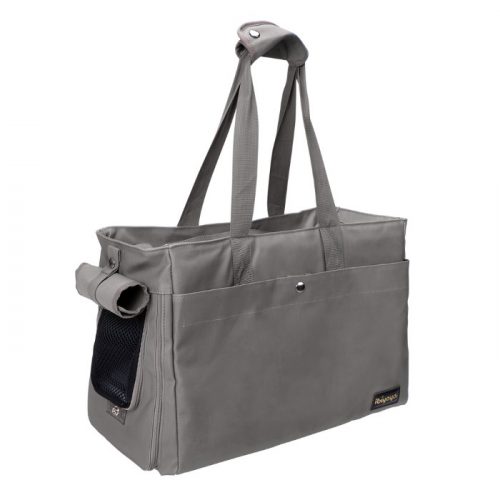 Canvas Pet Tote Soft Carrier Bag Grey