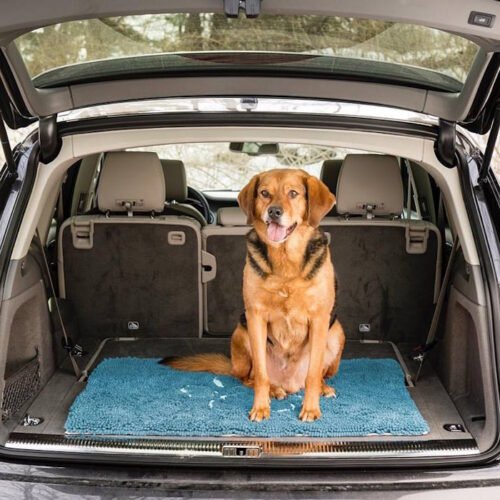 Dirty Dog Doormat Pacific Blue Car Boot