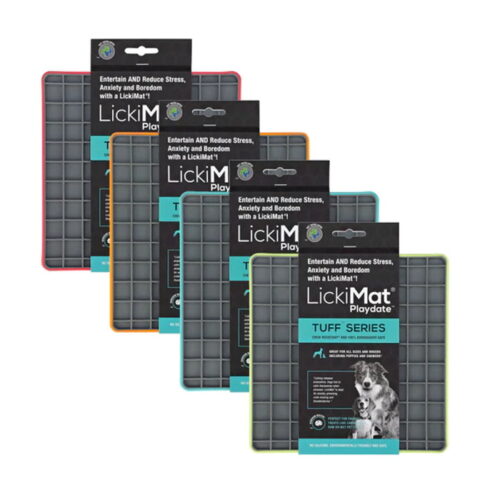 Lickimat Playdate Tuff_Colour range_packaging