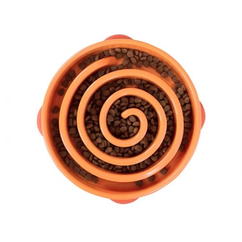 Outward Hound Fun Feeder_Orange_Large