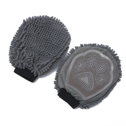 Dirty Dog Grooming Mitt_Grey