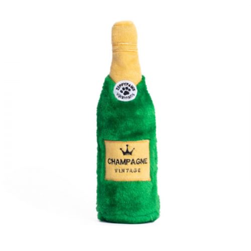 Zippy Paws Crusherz Dog Toy - Champagne Bottle
