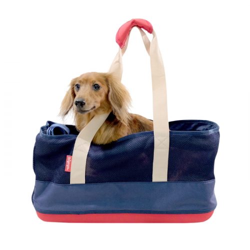 Ibiyaya Pet Carrier Tote for Dachshunds & Long Pets_Navy