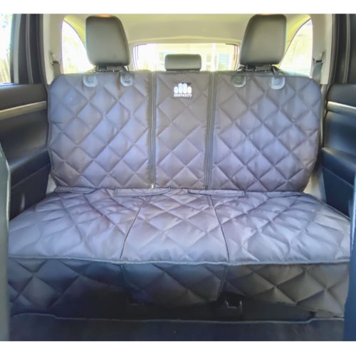 Quilted Pawmanity Bench Car Seat Cover for Dogs
