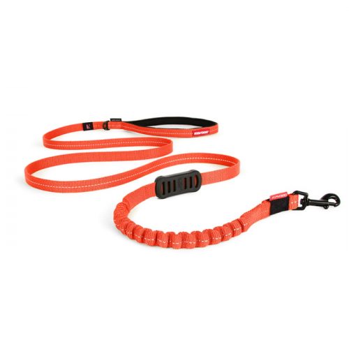 EzyDog Zero Shock Dog Leash LITE Orange