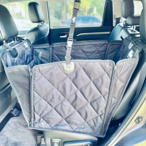 Pawmanity Mini Deluxe Half Hammock Dog Car Seat Cover