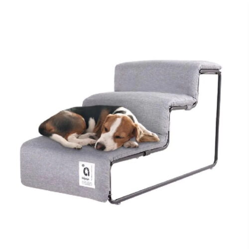 Ibiyaya Everest Pet Stairs Grey_large steps
