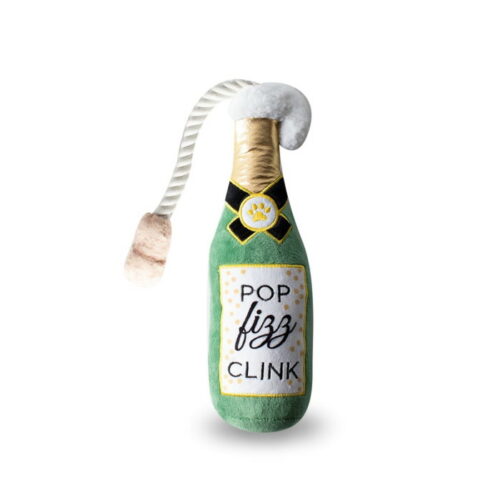 Fringe Studio Christmas Pop Fizz Clink dog toy