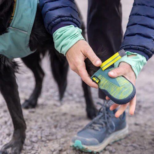 Ruffwear Hi & Light Trail Dog Shoes River Rock Green LS1