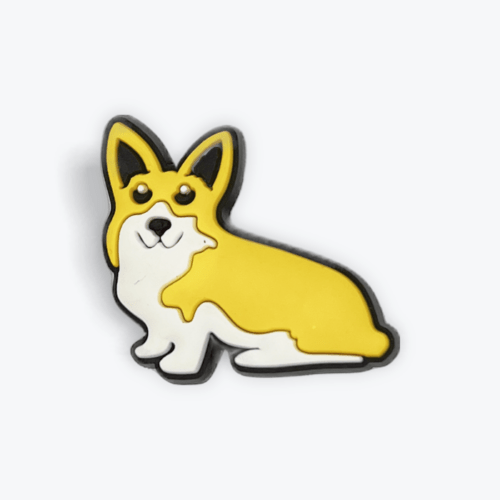 Dog Corgi Shoe Charm
