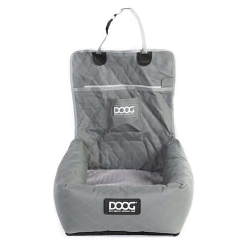DOOG Car Travel Bed for Dogs Grey