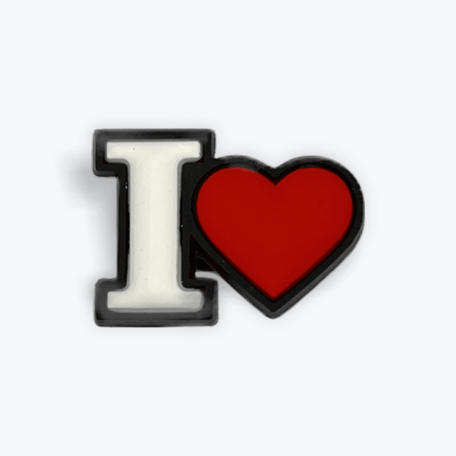 I Heart Shoe Charm