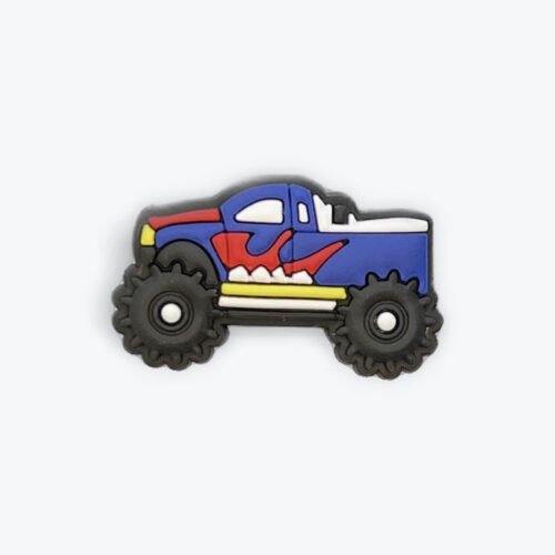 Shoe Charm Monster Truck Blue