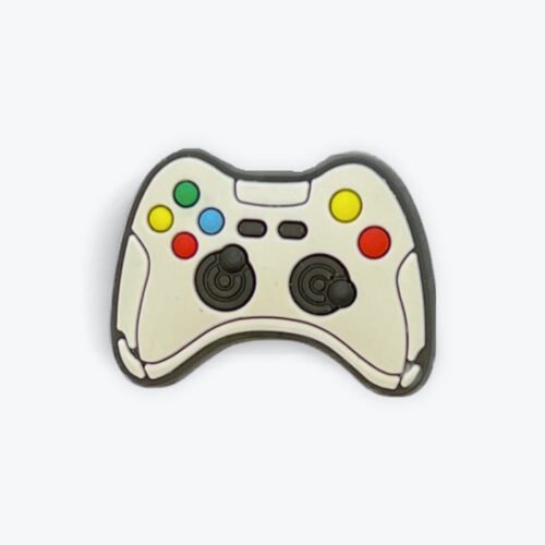 White Controller Shoe charm
