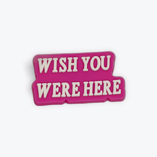Wish you were here Shoe Charm