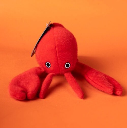 Spunky Pup Sea Plush Lobster Dog Toy
