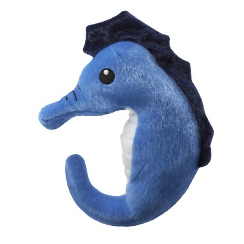 Spunky Pup Sea Plush Seahorse Dog Toy